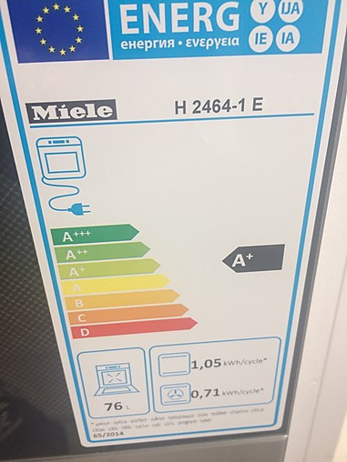 Miele Herdset H 2464-1 E + KM Einbauherd mit Induktionskochfeld: Miele